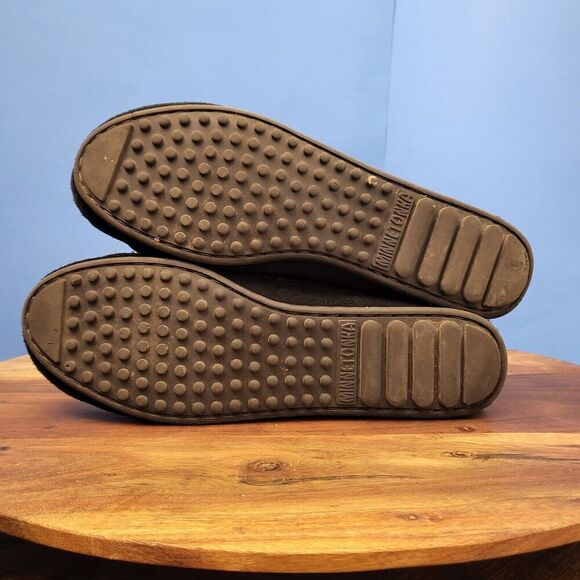 Minnetonka El Paso Moccasin Ankle Boot Black Suede Southwestern Women's 8.5 - Picture 11 of 13